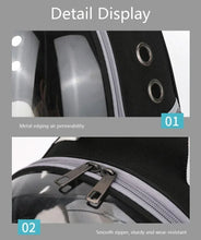 Load image into Gallery viewer, Pet Cat Carrying Bag Space Pet Backpacks Breathable Portable Transparent Backpack Puppy Dog Transport Carrier Space Capsule Bags
