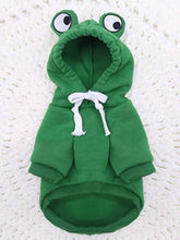Load image into Gallery viewer, 1PC Cute Frog Pet Sweater for Small and Medium Dogs - Green Dog Hoodie with Fun Design - Keep Your Pup Cozy and Stylish
