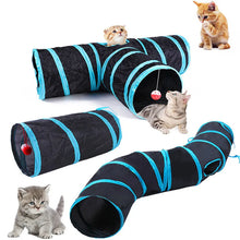 Load image into Gallery viewer, Cat Tunnel Pet Supplies Cat S T Pass Play Tunnel Foldable Cat Tunnel Cat Toy Breathable Drill Barrel for Indoor loud paper
