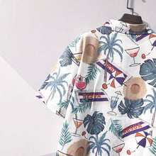 Load image into Gallery viewer, Printed Shirts and Blouses for Men Colourful Hip Hop Clothing Geometric Funny Man Tops Hawaiian Graphic with Pocket Floral Xxl S

