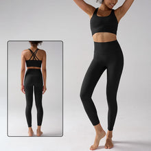 Load image into Gallery viewer, Women's Yoga Set Workout Set 2 Piece High Waist Yoga Leggings Sports Bra Gym Suit Activewear Sports Fitness Set Sports Suit
