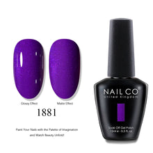 Load image into Gallery viewer, NAILCO 2025 Hot 15ML Gel Nail Polish Nails Semi-permanent UV Varnish High Quality Glass Bottle Nail Art Polish For Manicure
