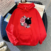 Load image into Gallery viewer, Korean Loose Printed Hooded Hoodie
