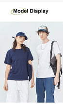 Load image into Gallery viewer, Cute Stacked Cats Sleeping Don'T See The Mouse Men Women T Shirts Oversized Loose T-Shirts Summer Cotton O-Neck Short Sleeve
