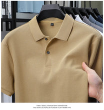 Load image into Gallery viewer, Men's 100% Cotton Polo Shirt - Summer Casual Breathable Tee,19 Colors,Ideal for Golf and Sports,Business Casual,Silk-Like Finish
