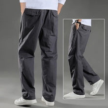Load image into Gallery viewer, Loose Cotton Cargo Work Pants
