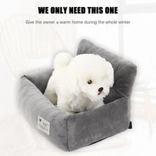 Load image into Gallery viewer, Dog Car Seat Pet Travel Booster Seat with Handle Dog Safety Car Seat Dog Car Bed Dual-Use for Car and Home Travel Carrier Bed
