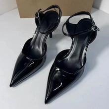 Load image into Gallery viewer, High Heels Women's Shoes for Business Elegant Pointed Toe Patent Leather Daily Office Stilettos Designer Summer Ladies Sandals
