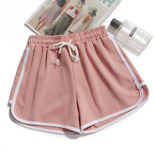 Load image into Gallery viewer, Women Yoga Shorts Summer Outer Wear Mid-Waist Casual Loose Straight Pants Lady Stylish Thin Breathable Wide Leg Gym Short Pants
