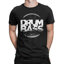 Load image into Gallery viewer, Drum And Bass T-Shirts for Men  Funny Pure Cotton Tee Shirt Round Neck Short Sleeve T Shirt Plus Size Tops
