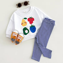 Load image into Gallery viewer, Fruit Print Baby Outfit Set
