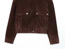 Load image into Gallery viewer, Women's Autumn Jackets 2025 New Fashion Big Pocket Elegant Women's Slim Warm Jackets Autumn Street Chic Young Student Coats
