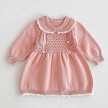 Load image into Gallery viewer, Knitted Princess Party Girls Dress
