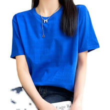 Load image into Gallery viewer, Loose Cotton Summer Tee Women
