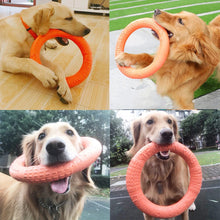 Load image into Gallery viewer, 1pc Orange Dog Toys Pet Flying Disk Training Ring Puller EVA Interactive Training Ring Puller Resistant for Dogs
