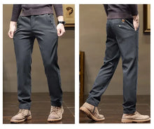 Load image into Gallery viewer, Winter Fleece Smart Casual Trousers
