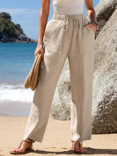 Load image into Gallery viewer, High Waist Loose Pocket Pants
