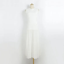 Load image into Gallery viewer, Elegant Knitted Pleated Maxi Dress
