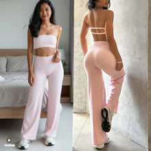 Load image into Gallery viewer, 2PCS Yoga Set Women Yoga Pant Workout Tracksuit Sportswear Gym High Waist Straight Leg Bottoms Fitness Bta Sports Suit XP01
