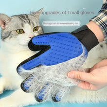 Load image into Gallery viewer, Silicone Pet Grooming Gloves Cats Hair Brush and Comb Gloves to Bathe Dogs Cleaning Hair Removal  for Dog Animal Use Supplies
