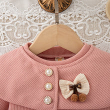 Load image into Gallery viewer, Bow Tulle Flower Baby Dress

