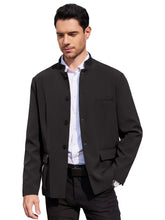 Load image into Gallery viewer, Men’s Plus-Size Stand Collar Business Blazer
