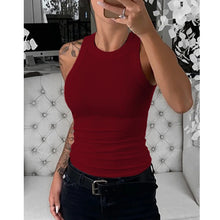 Load image into Gallery viewer, Women Summer Tank Tops Ladies Casual Sleeveless Slim Vest Tops
