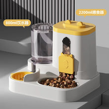 Load image into Gallery viewer, Cat Bowl Automatic Feeder with Spill Proof Design with Water Fountain Pet Food Dispenser for Small Medium Large Cats Dogs
