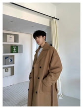 Load image into Gallery viewer, Winter Woolen Long Trench Coat
