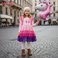 Load image into Gallery viewer, Pink Layered Princess Girls Dress
