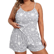 Load image into Gallery viewer, Star Print Crop Pajama Set
