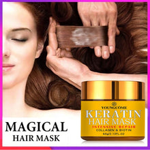 Load image into Gallery viewer, Hair Repairs Hair Mask Biotin Collagen Keratin Treatment Hairs Conditioner Hair Essential Oil Nourishing for Dry Damaged
