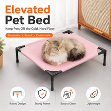 Load image into Gallery viewer, Pet Camping Bed Elevated Bed for Dogs Folding Puppy Camping Bed Cat House Portable Removable Washable Puppy Beds Dog Hammock
