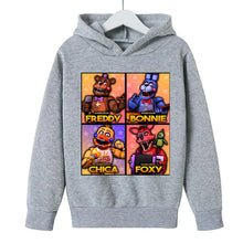 Load image into Gallery viewer, Kids Cartoon Sporty Pullover Hoodie
