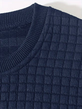 Load image into Gallery viewer, Modern Jacquard Crewneck Knit Pullover
