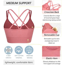 Load image into Gallery viewer, 1Pcs Women Sports Bras Seamless Criss Cross Back Sexy Padded Fitness Yoga Vest Gym Running Crop Top Breathable Beauty Bras
