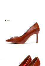 Load image into Gallery viewer, CHCH Women's High Heels 2025 New High Quality Pointed Shoes Business Commuter Women's Shoes Banquet Party Shoes 9cm
