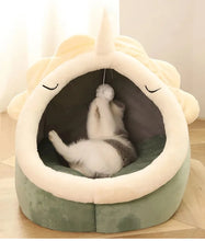 Load image into Gallery viewer, Deep Sleep Cat Bed Cartoon Pet Bed Foldable Removable Washable Pet Sleeping Bed for Small Dog Mat Bag Cave Cats Bed
