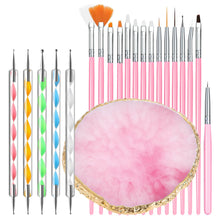 Load image into Gallery viewer, Nail Art Palette Brush Design Tip Painting Drawing Display Carving Dotting Pen Acrylic Gel UV Polish DIY Manicure Set Tools
