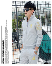 Load image into Gallery viewer, Plus Size 5XL 6XL Men's Tracksuit Autumn Clothes Sportswear Two Piece Set Men Jacket Sweatpants Male Sweatsuit Sports Suits Sets
