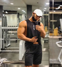 Load image into Gallery viewer, Men's Gym Clothing Summer Casual Tank Top Bodybuilding Sleeveless Shirt Sports Quick Dry Fitness Vest Workout Running Undershirt
