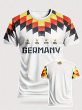 Load image into Gallery viewer, Men's Slim Fit German National Team Football Jersey Breathable Training Tops Lightweight Sports T-Shirt For Fitness And Matches

