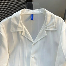 Load image into Gallery viewer, Minimal Casual White Shirt Men
