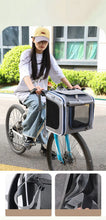 Load image into Gallery viewer, Bicycle Carrying Cat Bag Dog Bag Pet Bag Portable Backpack For Outdoor Use Suitable For Carrying Bicycles And Motorcycles
