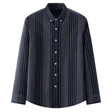 Load image into Gallery viewer, Striped Plaid Cotton Slim Shirt
