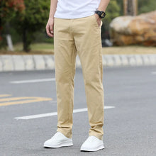 Load image into Gallery viewer, Men's High-Quality Chinos -Cotton Casual Trousers - Breathable Straight Pants (Sizes W28-w40)
