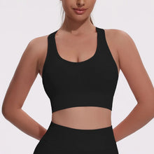 Load image into Gallery viewer, Beautiful Back Sports Bras For Women Seamless Adjustable Strap Shockproof Elastic Fitness Athletic Brassiere Slim Yoga Top
