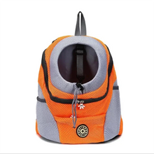Load image into Gallery viewer, New Dog Pet Backpack Carrier Travel Bag Front Pack Breathable Adjustable with Safety Reflective Strips for Hiking Outdoor Cats
