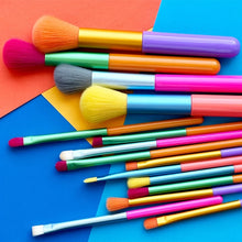 Load image into Gallery viewer, Makeup Brushes 15Pcs Colourful Makeup Brush Set Foundation Contour Blush Concealers Eye Shadow Blending Make Up Brush Kit
