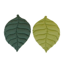 Load image into Gallery viewer, Leaves Shaped Pet Bed Reversible Soft Washable Non Slip Cushion For Cats Dogs Indoor Travel Camping Comfortable Cozy Cooling Mat
